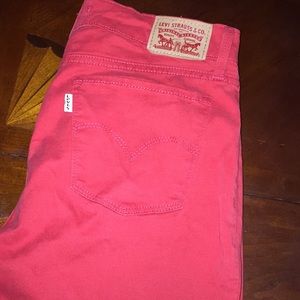 Red Levi Jeans